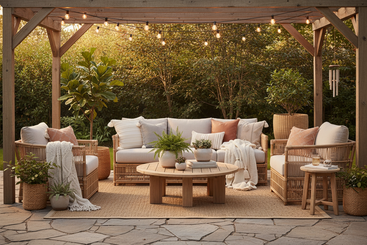 Slideshow 2 — Soft Boho Outdoor Living